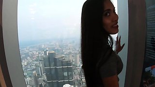 Bubble butt Thai GF fucked from behind