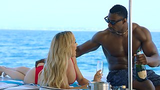 Brandi Love & Jax Slayher's steamy outing on a yacht