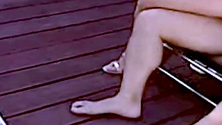 Blonde Art Dealer Meets Stranger Poolside Passion