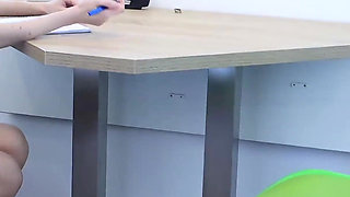 Useless Worker Must Smell His Boss's Stinky Pantyhose