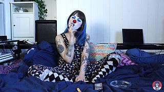 Hairy Clown Smokes