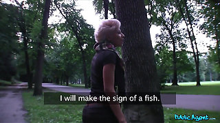 Public Agent - Hot Tiffany Gives up Her Lesbian Lifestyle for a Hard Missionary POV Finish Outside