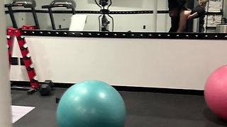 Quick Sneaky Gym Fuck! BBC Works Out Slutty MILF