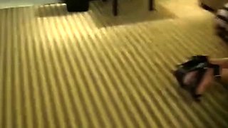Busty cuckold white wife was downbursting jizz while