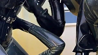 Long Latex Air Control & Edging Session with Mistressae & Miss Lilly