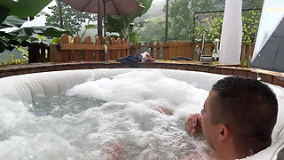 Beautiful Busty Blonde Gives Me the Best Blowjob