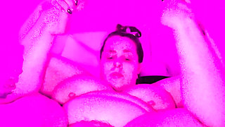 BBW Spreads Her Pussy for Her Machine