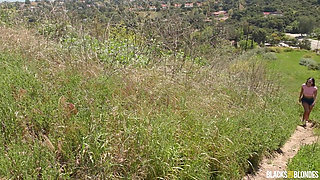 Blacks on Blondes - Madison Wilde Takes Big Cock After Big Hike