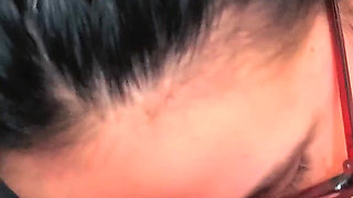 Full Vip Scene with Miss Rush in Stylish Glasses Makes the Best