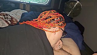 Deep throat, boob fuck, in bed
