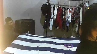Peeping on My Stepsister Changing, She Chooses Sex Over Telling on Me; Rides Me with Her Big Booty