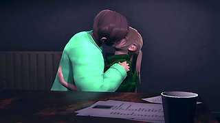 3D HENTAI - BUSTY MILITARY GIRL