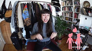 Lindsey Cruz takes doggy for her filmed first-time hardcore
