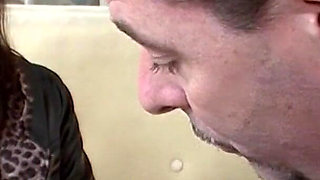 Mature Brunette MILF Drilled Hard and Drenched in Cum