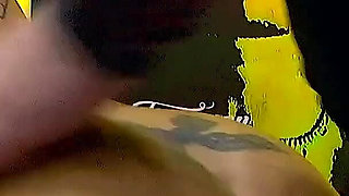 Girl with tattoo Silvia Dellai gets cock in the mouth