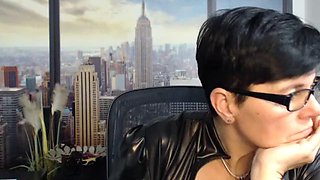 Mature on cam: Big Tits, Brunette  Masturbation Porn