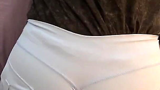 Big Clothed Ass Hotdogging Cumshot!