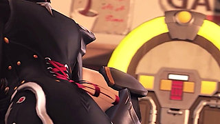Overwatch Futa - Mercy & Widowmaker Blowjob and Doggystyle Animation