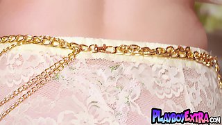 Naked young girl doesnt just pose she blossoms