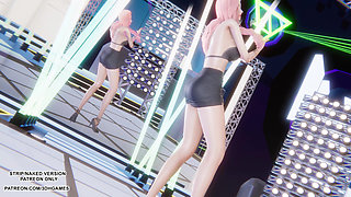 MMD TWICE - I CAN'T STOP ME Seraphine Kpop Dance League of Legends Hentai Uncensored 4K 60FPS