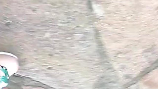 Running Uphill with Sunrise Without Panties