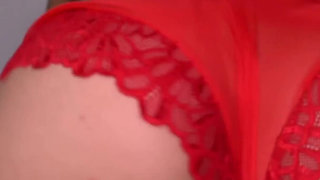 Jumping on a Cock While Wearing Mini Shorts