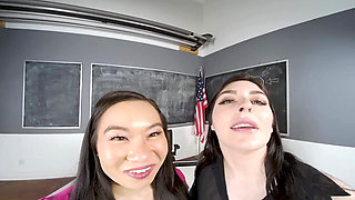 College Girl Sluts - Kimmy Kimm & Keira Croft Want Your Monster Cock in Detention