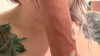 Gagging on It in the Shower. How Long You Lasting