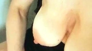 Chubby Brunette Big Boobs Dildo Masturbation