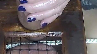 MILF Uses Medieval Tool to Extract Fresh Sperm