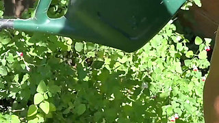 Gardening & Peeing with Little Olive