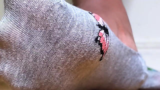 Grey Socks Slowly Stripped