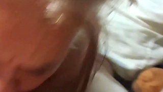 Cock Sucking by Angelemmalee makes him explode Twice