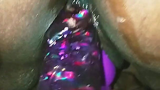 Double Toy Play Ass Pussy & Feet (dildo & Vibrator POV)