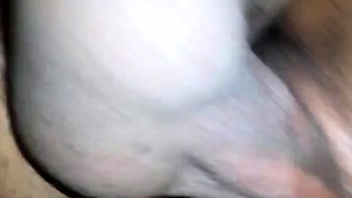 Thai Amateur Rides Me - Her Hairy Bush on My Thighs