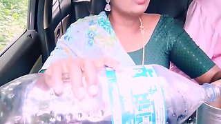 Sexy Saree Housewife Cheating Husband And Try To Fucking Husbands Stepbrother. Car Sex Telugu Dirty Talks