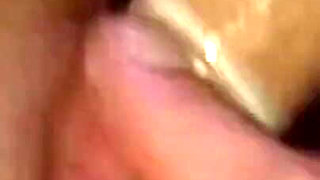 Hairy Blonde MILF Creampie Dripping Thick Cum Load