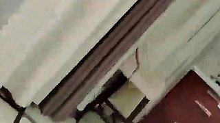 Busty cosplay fetish brunette nurse sucks cock pov
