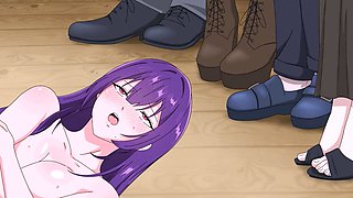 Teen Pervy Students in Public Classroom (Cartoon Sex)