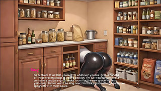 Grandpa Lesson Taboo Hentai Game Ep.2 Cum All Over His Grandson Wife Ass in the Pantry!