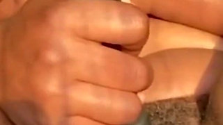 Stimulating My Clit with Powerful Wand Vibrator Cumming Hard