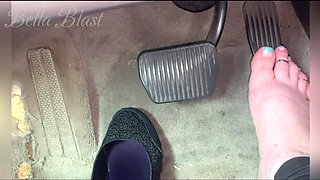 Pedal Play: Fast Speed and Jerk off Instructions with Big Feet, Full Control