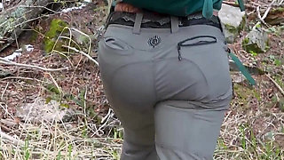 Hot Blonde Christina Savoy Fucks Stranger in the Woods