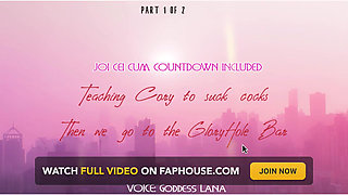 Teaching Cory How to Suck Cocks Then off to the Gloryhole We Go Part 1