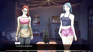 2d hentai, whore girlfriend, missionary sex