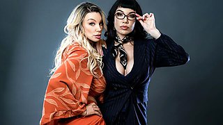 Brittany Andrews and Little Puck are enjoying two young cocks