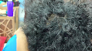 Hot couple romantic kiss