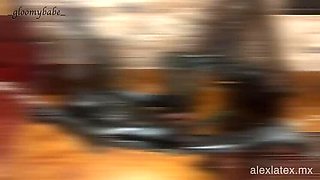 Alex Latex and Gloomy Babe’s Hard Strapon Pegging – Huge Dildo Fucks Him Deep