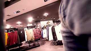 Babe Masturbating in public dressing room - Mia Bandini