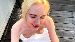 Public Outdoors Amateur - Fucked & Creampied